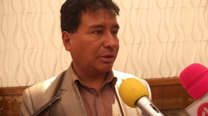 Desayuno escolar en Oruro con Richard Montaño