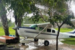 Avioneta incautada en San Borja por la Felcn