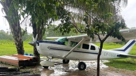 Avioneta incautada en San Borja por la Felcn