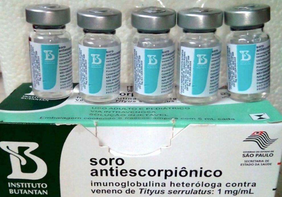 Suero contra picadura de alacrán