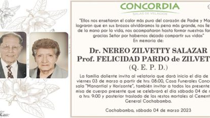 Necrológico Dr. Nereo Zilvetty Salazar