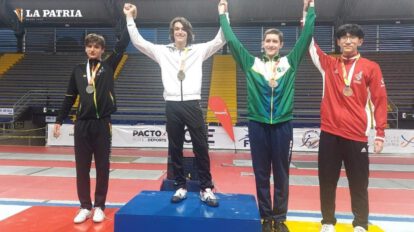 Esteban Mayer gana plata en el panamericano de esgrima en Bogotá