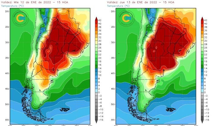 Ola de calor extrema en Buenos Aires