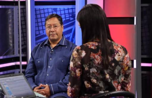 Luis Arce llega a Venezuela para rendir homenaje a la memoria de Chávez