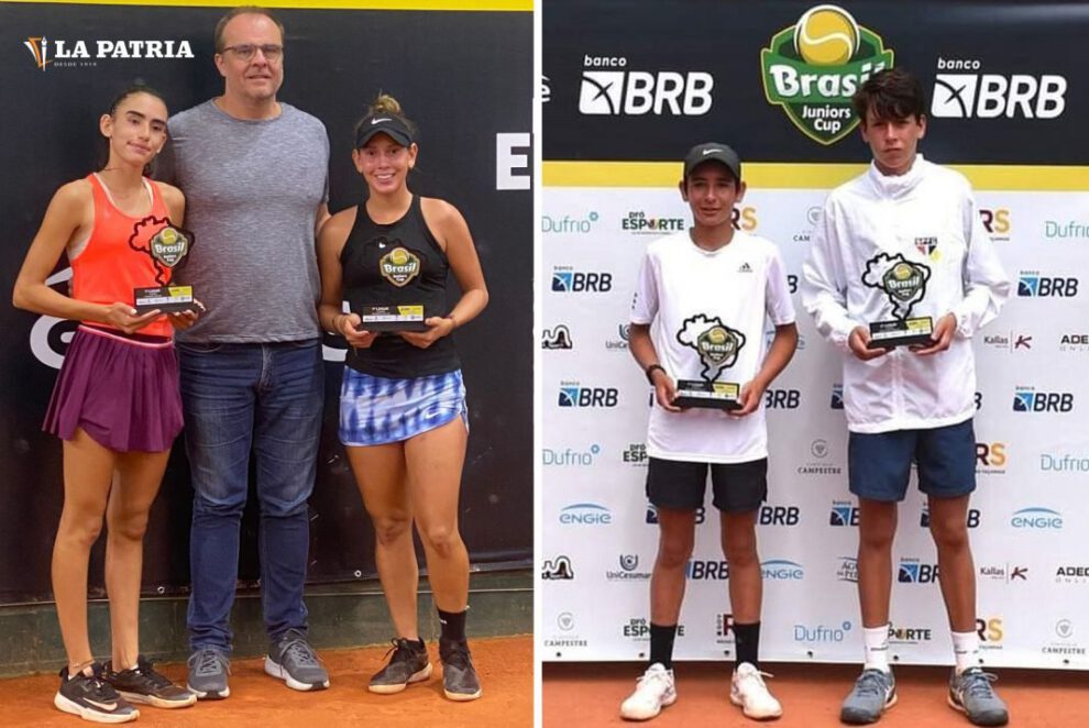Tenistas bolivianos triunfan en el Brasil Juniors Cup