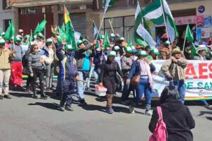 Marcha del Magisterio en La Paz