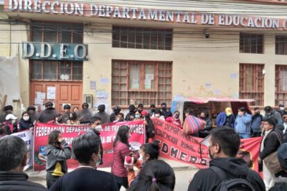 Modificación a la malla curricular en movilizaciones del magisterio