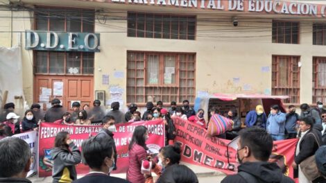 Modificación a la malla curricular en movilizaciones del magisterio