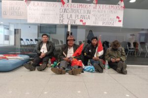 Huelga de hambre Potosí por falta de obras