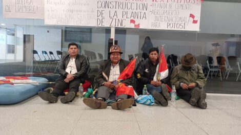 Huelga de hambre Potosí por falta de obras