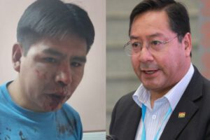 Agresión al diputado Abelardo Colque expresada por Luis Arce