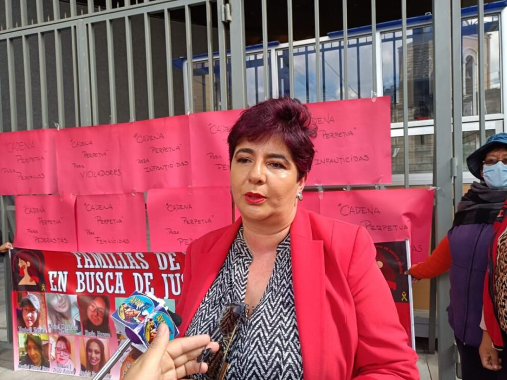 Cadena perpetua para feminicidas propuesta por Paola Barriga