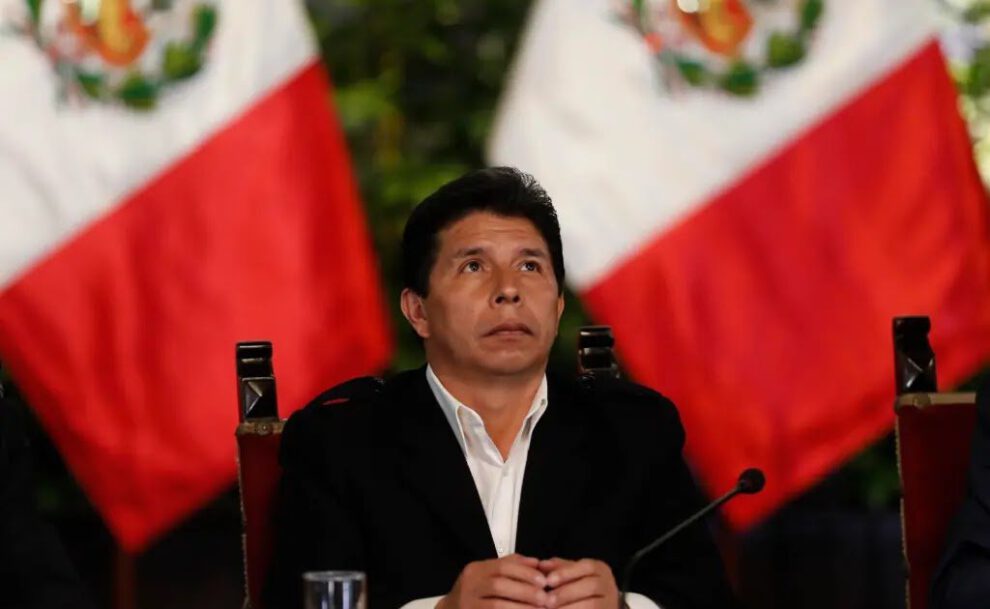Pedro Castillo en una jornada pasada