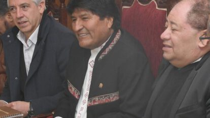 Caso golpe de Estado I con Evo Morales, Álvaro García Linera y Carlos Romero