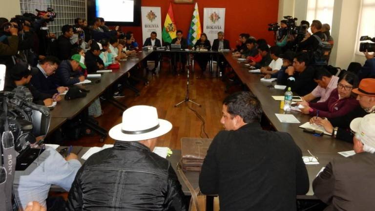 Protestas del Magisterio y el Ministerio de Educación