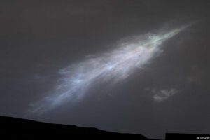 Rayos solares en Marte captados por el Curiosity