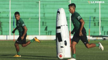 Entrenamiento de la Selección Nacional en Santa Cruz
