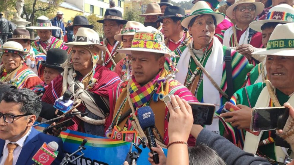 Conamaq exige ampliado de emergencia con organizaciones del Pacto de Unidad
