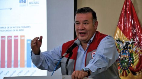 Censo 2024 en Bolivia con avance del 78% según Humberto Arandia