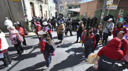 Movilizaciones del Magisterio Urbano en Bolivia