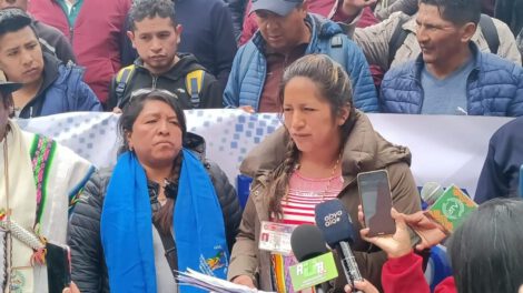 destitución del ministro de Hidrocarburos por la Federación Regional Única de Trabajadores Campesinos