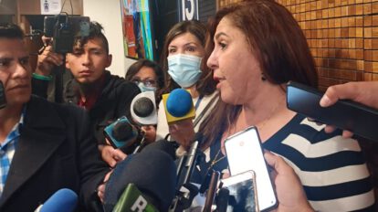 Elecciones Judiciales con Patricia Arce del MAS