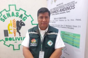 Gripe aviar en Oruro, Jefe departamental Senasag, Edson Challapa