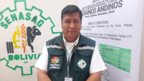 Gripe aviar en Oruro, Jefe departamental Senasag, Edson Challapa