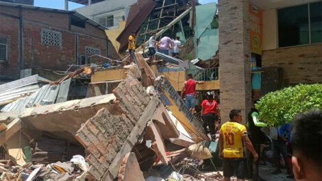Temblor en Ecuador de 6,7 grados reportado en la costa este
