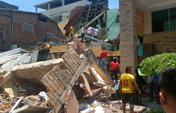 Temblor en Ecuador de 6,7 grados reportado en la costa este