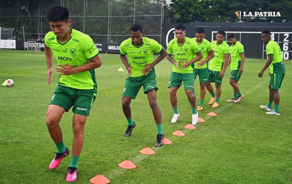 Entrenamiento de la Selección Nacional en Sao Paulo