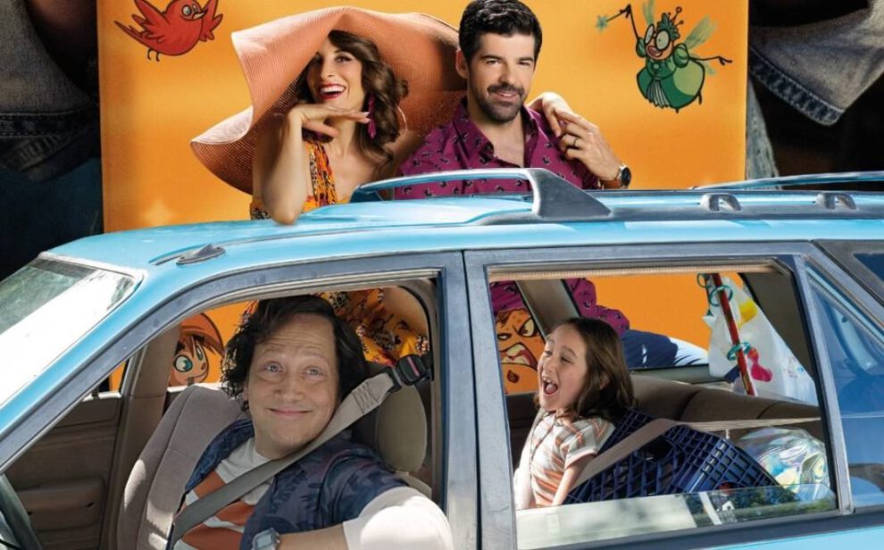 Afiche oficial de la película ¡Qué viaje con papá!