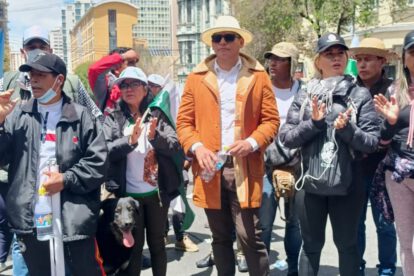 Magisterio Urbano protestas lideradas por Ludbin Salazar