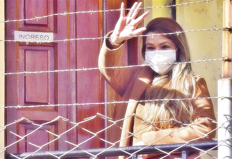 Jeanine Añez espera visita de la CIDH en el penal de Miraflores