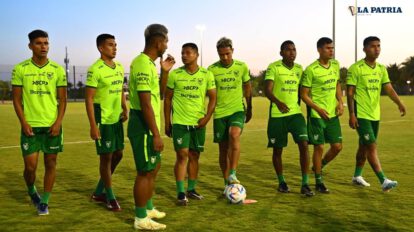 Selección boliviana en preparación para amistoso frente a Uzbekistán