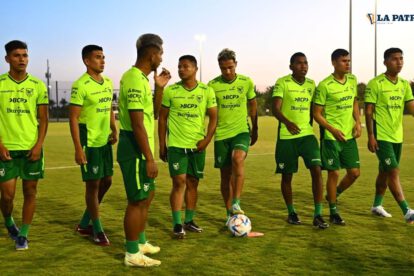 Selección boliviana en preparación para amistoso frente a Uzbekistán