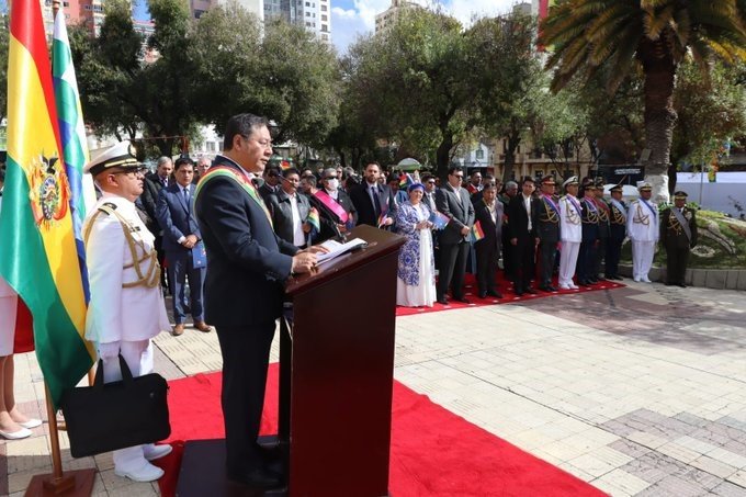 Día del Mar: Presidente Luis Arce expone siete puntos sobre la soberanía marítima