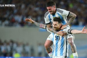 Messi anotó su gol 800 con la casaca de la selección argentina