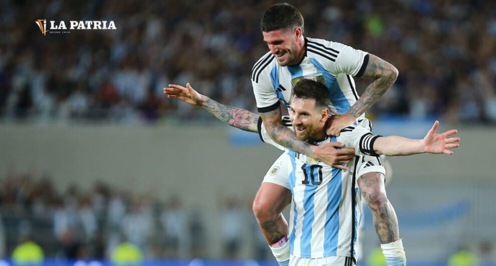 Messi anotó su gol 800 con la casaca de la selección argentina