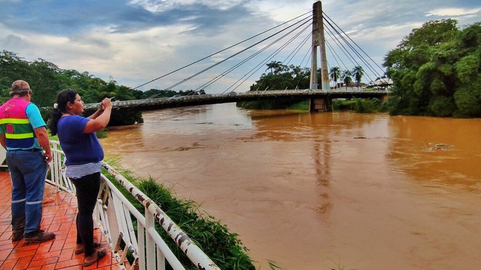Crecida del río Acre en Cobija