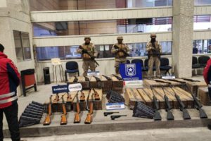 Incautación de rifles en Chile
