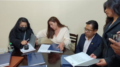 Admisión de documentos para autoridades judiciales