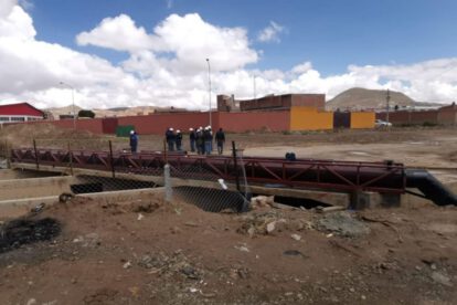 Inspección a la tubería de distribución de agua potable sobre Canal Tagarete