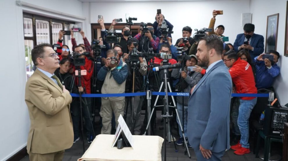 Jhonny Aguilera viceministro de Régimen Interior y Policía
