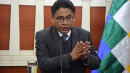 CIDH Bolivia y el ministro de Justicia, Iván Lima