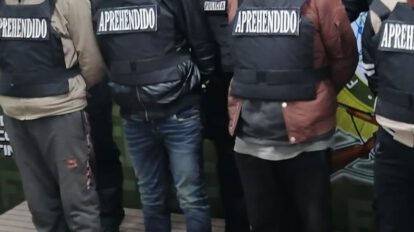 Banda delincuencial aprehendida en El Alto