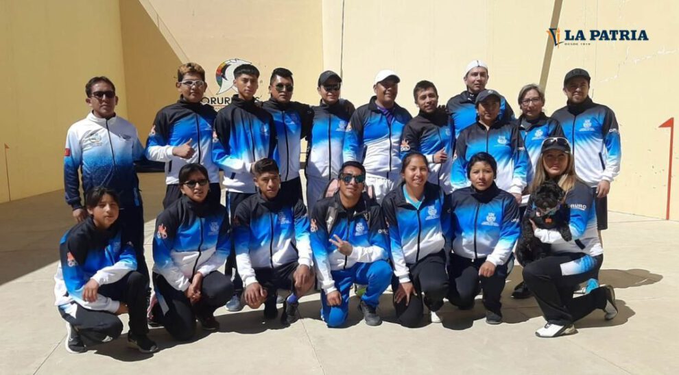 La delegación de Oruro destaca en el torneo clasificatorio de raqueta frontón