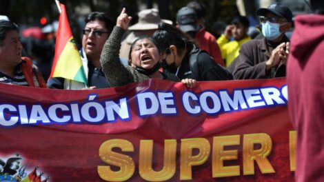 Marcha del sector gremial en rechazo a la Ley 280