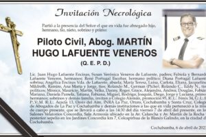 Piloto Civil, Abog. MARTÍN HUGO LAFUENTE VENEROS (Q. E. P. D.)