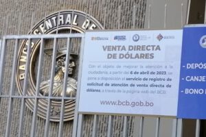 Venta de dólares BCB a través del portal web